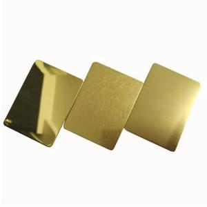 4 Inch Decorative Stainless Steel Panels PVD Coating Mirror Finish Sheet Manufactures