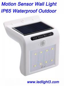 China Solar Lights 8 LED Wireless Waterproof Motion Sensor Outdoor Light for Patio, Deck, Yard, Garden on sale