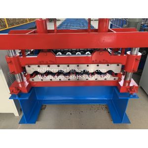 Big Wave Corrugated Roll Forming Machine With Omron Encoder
