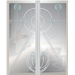 PLC Control System Customization CNC Glass Engraving Machine for Mirror Glass