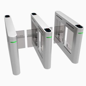  TCP/IP Communication Interface High Speed Gate Turnstile with Biometric Access Control and Card Reader 1400×160×1000m Manufactures