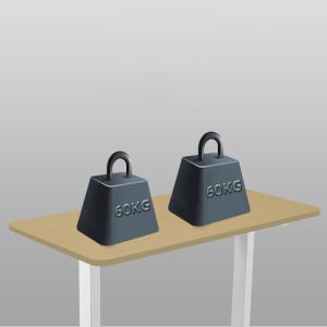 Custom Mechanical Sit Standing Desk with Up/Down Operation Panel and Memory