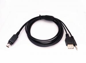  Cable-35USB AUX-IN 3.5mm audio and 5V USB Charging cable for Grom Manufactures