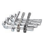 Custom L Type Socket Wrench Full Milling Perforated Spanner