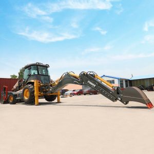 Customizable Most Powerful Backhoe Loader Machine 2400r/Min Fast Speed