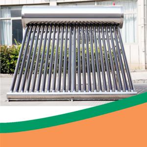  Stainless steel compact solar water heating systems low pressure solar water heater Manufactures
