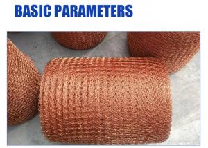  Diameter 25.4mm Copper Knitted Mesh Tin Plated For Rf Shielding And Electric Industry Manufactures
