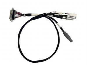  DB25 Cable Wire Harness Double Row Rivet 680mm Metallic Shield Cable Wire Assembly Manufactures