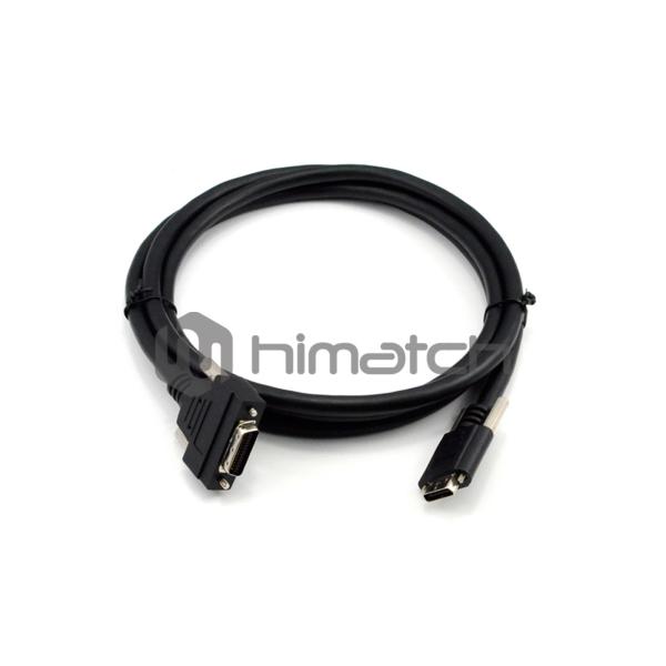 SDR Up Angled To MDR AIA Flexible 8m Mini Camera Link Cable