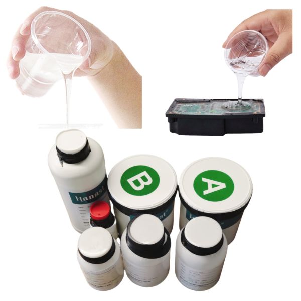 High Transparency Epoxy Potting Compound For Electronics 2:1 Self-Leveling AB Glue, Ideal For LED Modules, Sensitive Components & High Voltage