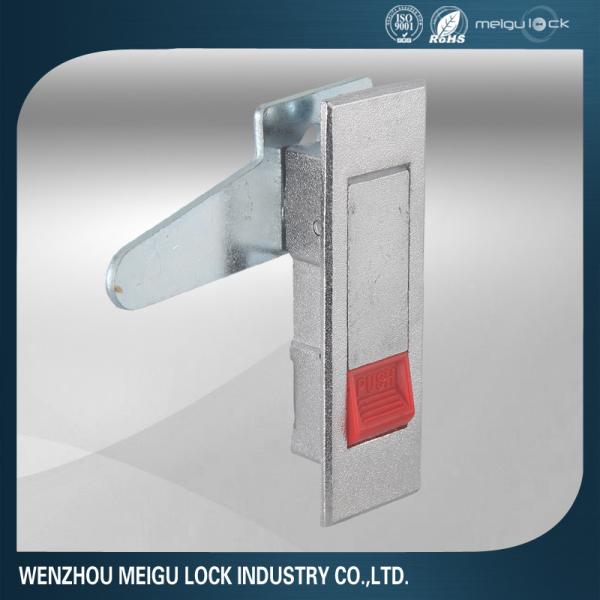 Plastic Electrical Cabinet Door Lock Industrial White Push Button Panel Lock