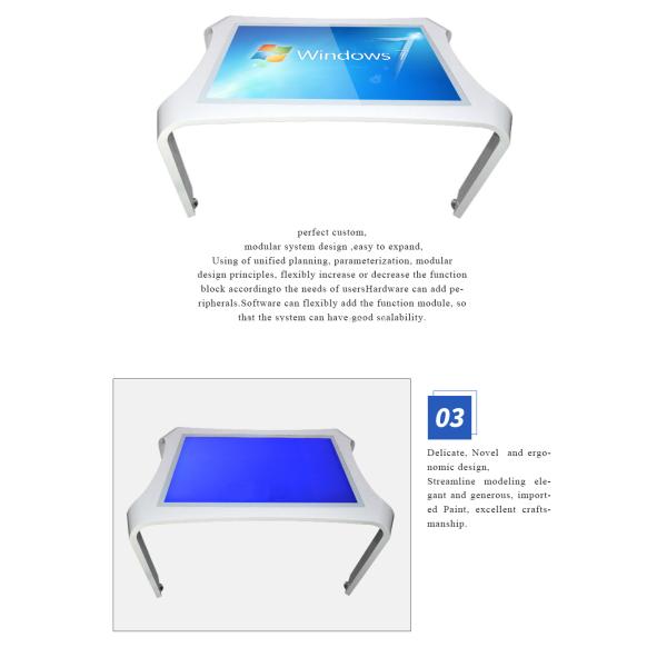 Waterproof Gaming Multi Touch Screen Table 43 Inch 1920 * 1080 Resolution