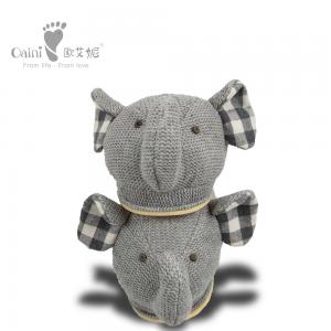 18 X 7cm Kids Shoes Warm Infant Shoes Grey Elephant Head Pattern Manufactures