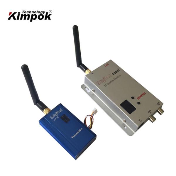 Quality FPV Video Link 10km LOS 2.4Ghz Wireless Video Transmitter Long Range Transmitter and Receiver 1000mW RF Power for sale