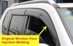 OE Style Car Window Visors For Nissan X - Trail 2008 - 2013 Awning / Rain Shield