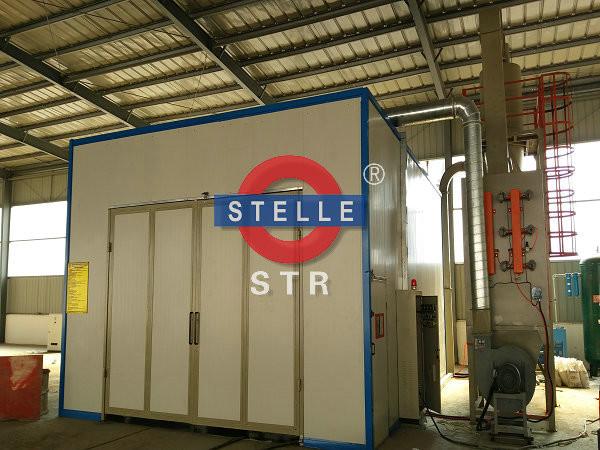 Quality Larger Sandblasting Room / Shot Blasting Booth Car Paint Rust Removing for sale