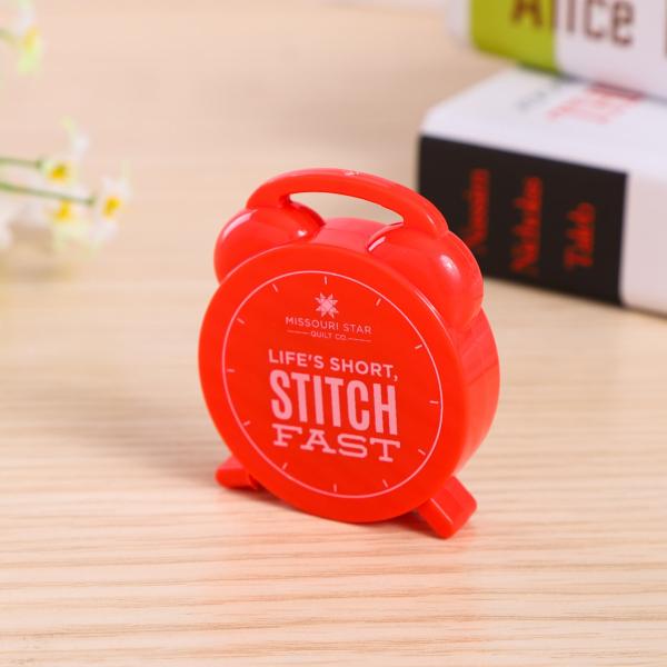 cartoon creative plastic tapeline cute clock shape 60×49×14mm logo customized great gifts