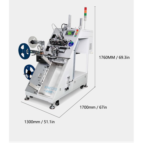 KU8000A Tube To Tape Type IC Programming Machine Automatic Chip Burner High Efficiency for Mass Production