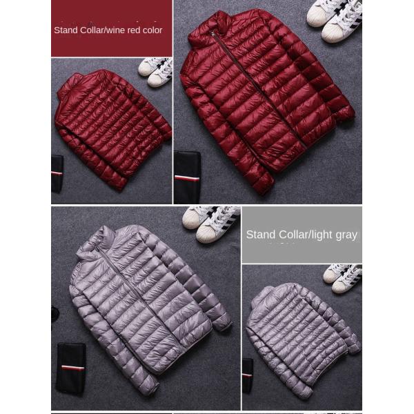 Nylon Hooded Duck Feather Jacket Winter Bubble Puff Filled Down Jackets