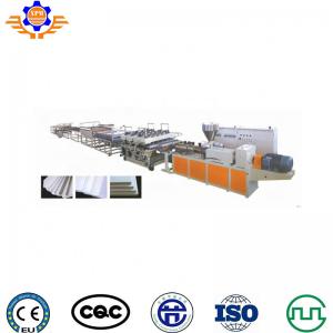  37Kw WPC PE PVC Board Making Machine Foam 200KW/H Wpc Board Extrusion Line Manufactures