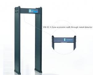  LED Display Multi Zone Metal Detector Walk Through With Four Key Panels Operation Manufactures