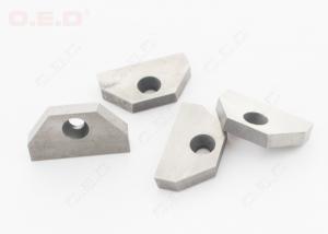 China Customized Tungsten Carbide Parts Wood Lathe Carbide Inserts With Mounting Hole on sale