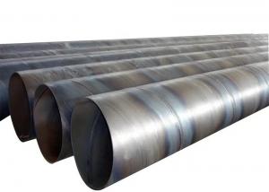 China Gas Oil Pipeline Large Diameter Spiral Welded Steel Pipe 0.8 - 40mm Thickness on sale