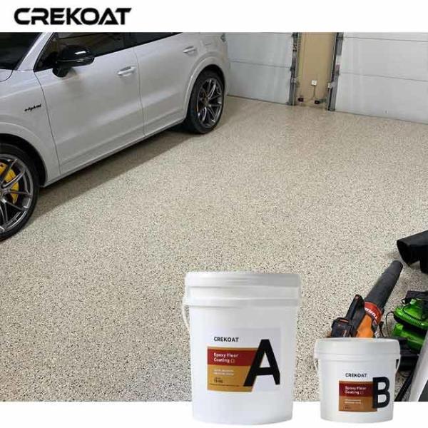 Quality Textured Surface Epoxy Flake Floor Coating Extensive Color And Design Customization for sale