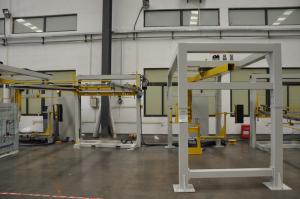  Electric Driven Automatic Turntable Stretch Wrapper With PLC Controller Manufactures