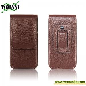  Genuine leather Waist Hang Case Cover for iphone6 4.7 ,mobile phone leather cover Manufactures
