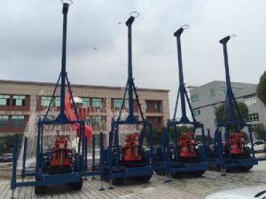  Small Diamond Drill Rig Crawler Mounted 100 Meters Seperated Water Pump Manufactures