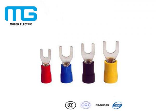 Quality Copper Insulated Spade Insulated Wire Terminals , red spade terminal for sale