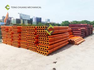  Straight Concrete Pump Pipe Tube 1M 20# Steel Well Painted Long Service Life Manufactures