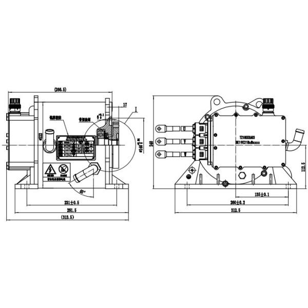 High Efficiency 100kW PMSM for Electric Loader