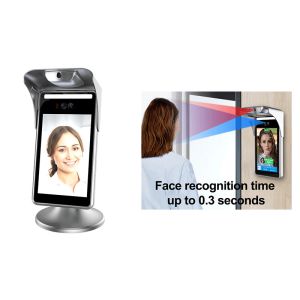 Touchless 300ms Linux Face Recognition Terminal Access Control Thermometer