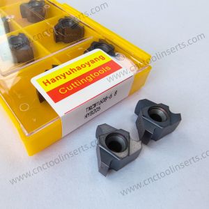 CNC Grooving Insert with PVD Coating TNCW1608-6.8 HYB205, Suitable For Difficult-to-machine Materials Except High-temperature Alloys.