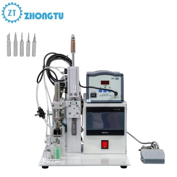 Quality 200W Wire Bonding Machine Semi-Automatic Soldering Machine for USB Data Line Light Point Pcb Board Line Point Solder Machine for sale
