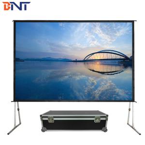 Outdoor Fast Fold Projection Screen 100 Inch For Exhibition / Banquet / Concert