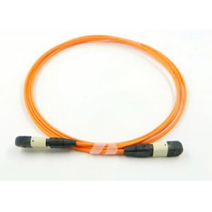 Plenum OFNP MPO Fiber Optic Patch Cord Single Mode OS1 OS2 OM1 OM2 OM3 OM4 OM5