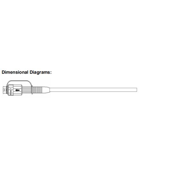 Grey Mini SC APC Drop Fiber Pigtail Fiber Optic Cable Assemblies