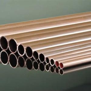  99.9% Pure Copper Tube C10100 C10200 C11000 / Copper Pipe  Hairline Manufactures