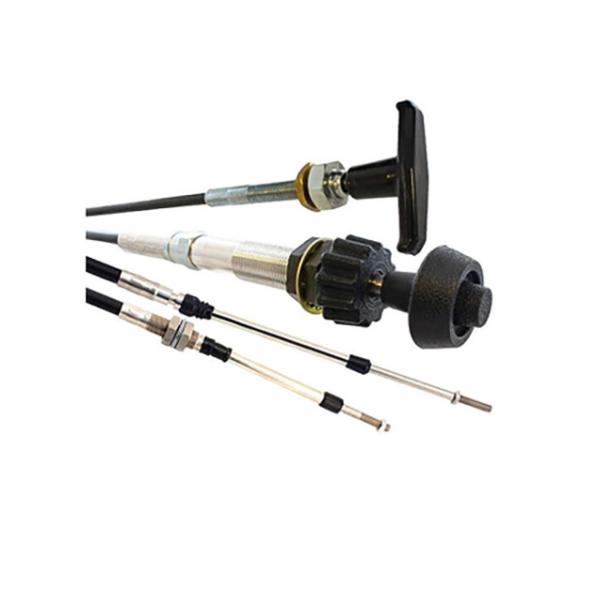 Custom Mechanical Control Cable Assembly Push Pull Control Cable Push Only