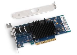 China 10G Single Port Gigabit Ethernet Wired Network Adapter 10G Ethernet LAN Card Fiber Server NIC With Singlemode Module on sale