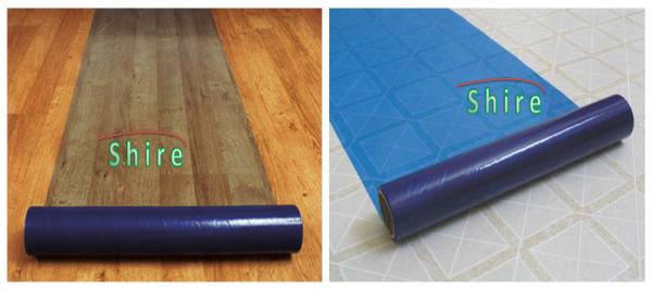Self Adhesive Floor Protection Film , Customizing Plastic Floor Protector Roll