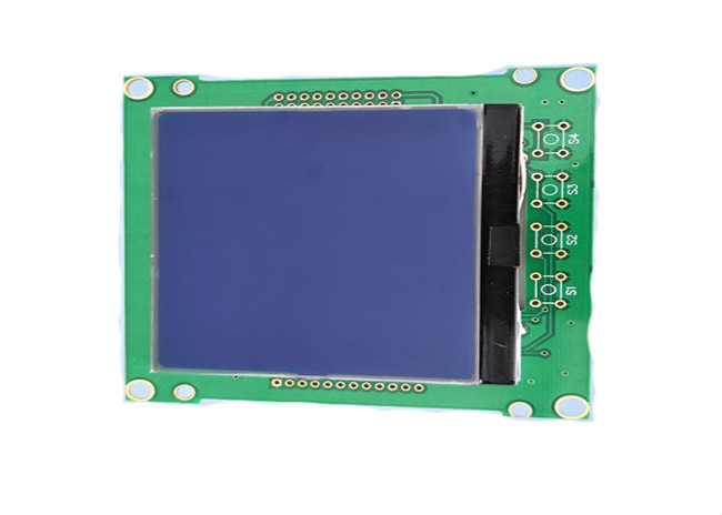 Blue Lcd Dot Matrix Display , 3.7 Inch Row / Column Driven Dot Matrix Screen