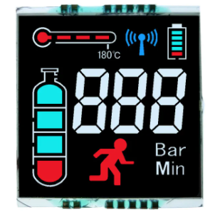 Vertical Alignment VA LCD Display Module with 3 Digit Negative Transmissive