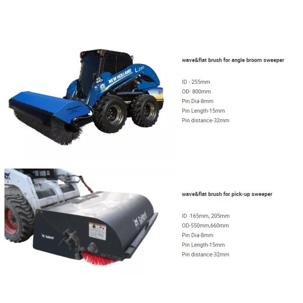 Road Sweeper Brush For Bob Cat Sweeper Broom