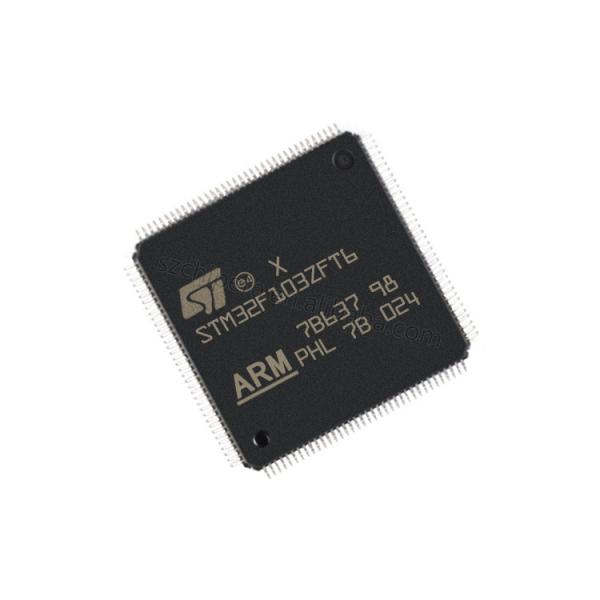 Quality New And Original IC CHIP STM32F103 Cortex M3 32bit CPU 72MHz Program Memory 768KB 144 LQFP STM32F103ZFT6 for sale