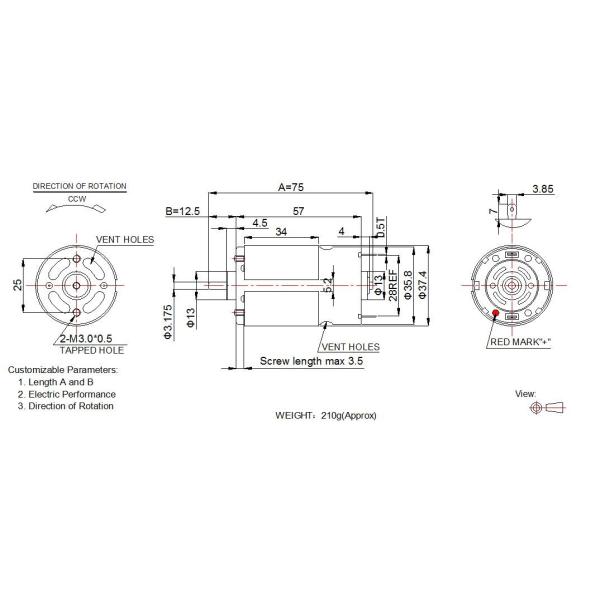 6v 12v 24v Micro DC Motor