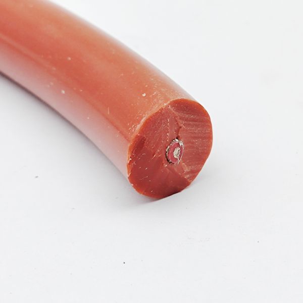 Extra High Voltage Cable High-Temp Shielded Cable 60KV DC Red Silicone Braided Cable